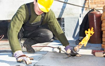 Normanston flat roof construction
